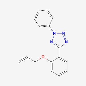 molecular formula C16H14N4O B15442719 2-Phenyl-5-{2-[(prop-2-en-1-yl)oxy]phenyl}-2H-tetrazole CAS No. 65698-89-7