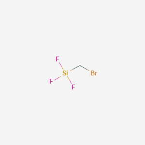 molecular formula CH2BrF3Si B15442746 (Bromomethyl)(trifluoro)silane CAS No. 68998-51-6