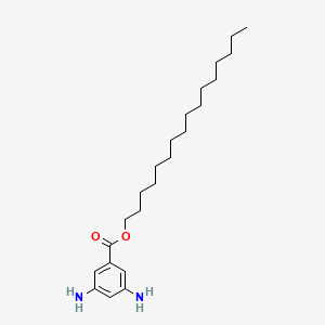 molecular formula C23H40N2O2 B15442773 Hexadecyl 3,5-diaminobenzoate CAS No. 70393-61-2