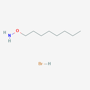 molecular formula C8H20BrNO B15442825 O-octylhydroxylamine;hydrobromide CAS No. 65920-22-1