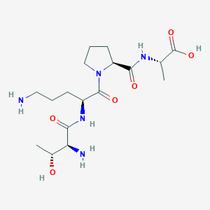 molecular formula C17H31N5O6 B15442844 L-Threonyl-L-ornithyl-L-prolyl-L-alanine CAS No. 65306-13-0