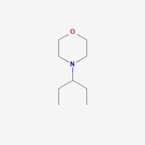 molecular formula C9H19NO B15442859 Morpholine, 4-(1-ethylpropyl)- CAS No. 67061-37-4