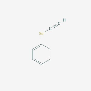 molecular formula C8H6Se B15442905 Benzene, (ethynylseleno)- CAS No. 65910-12-5
