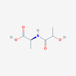 molecular formula C6H11NO4 B15442936 N-(2-Hydroxypropanoyl)-L-alanine CAS No. 70190-99-7