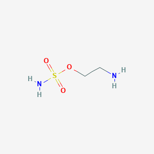 molecular formula C2H8N2O3S B154430 2-Aminoethyl sulfamate CAS No. 10042-77-0