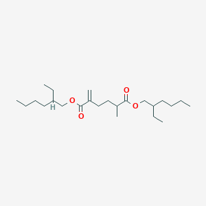 molecular formula C24H44O4 B15443035 Bis(2-ethylhexyl) 2-methyl-5-methylidenehexanedioate CAS No. 65644-30-6