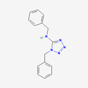 molecular formula C15H15N5 B15443056 N,1-Dibenzyl-1H-tetrazol-5-amine CAS No. 66907-78-6