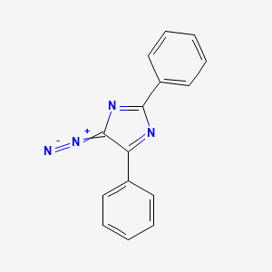 molecular formula C15H10N4 B15443169 4-Diazo-2,5-diphenyl-4H-imidazole CAS No. 66054-01-1