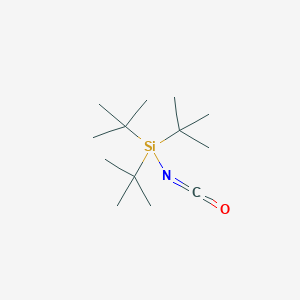 molecular formula C13H27NOSi B15443182 Tri-tert-butyl(isocyanato)silane CAS No. 69322-37-8