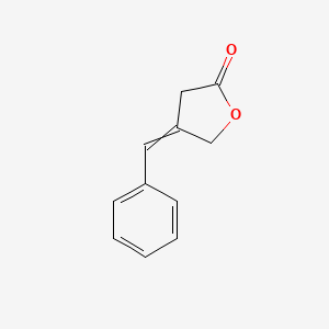 molecular formula C11H10O2 B15443214 4-Benzylideneoxolan-2-one CAS No. 65434-73-3