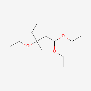 molecular formula C12H26O3 B15443351 1,1,3-Triethoxy-3-methylpentane CAS No. 72152-74-0