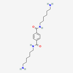 molecular formula C20H34N4O2 B15443355 N~1~,N~4~-Bis(6-aminohexyl)benzene-1,4-dicarboxamide CAS No. 65775-38-4