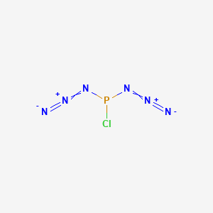 molecular formula ClN6P B15443492 Phosphorodiazidous chloride CAS No. 69715-79-3