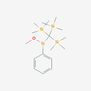 molecular formula C17H35OSi4 B15443524 CID 12553116 