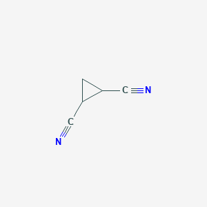 molecular formula C5H4N2 B15443556 Cyclopropane-1,2-dicarbonitrile CAS No. 66944-15-8