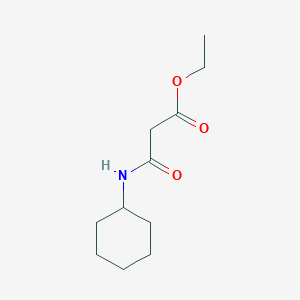 molecular formula C11H19NO3 B15443657 Ethyl 3-(cyclohexylamino)-3-oxopropanoate CAS No. 71433-06-2