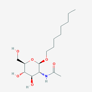 molecular formula C16H31NO6 B015444 Octyl 2-Acetamido-2-Deoxy-b-D-Glucopyranoside CAS No. 147126-58-7