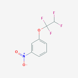 molecular formula C8H5F4NO3 B154442 1-Nitro-3-(1,1,2,2-tetrafluoroethoxy)benzene CAS No. 1644-21-9