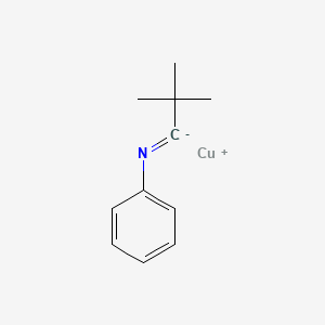 molecular formula C11H14CuN B15444828 copper(1+);2,2-dimethyl-N-phenylpropan-1-imine CAS No. 64414-10-4