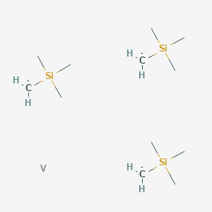 molecular formula C12H33Si3V-3 B15445084 Methanidyl(trimethyl)silane;vanadium CAS No. 65094-29-3