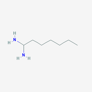 molecular formula C7H18N2 B15445190 Heptane-1,1-diamine CAS No. 64012-50-6