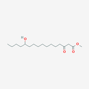 molecular formula C17H32O4 B15445266 Methyl 12-hydroxy-3-oxohexadecanoate CAS No. 64272-57-7
