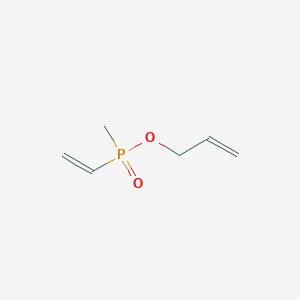 molecular formula C6H11O2P B15445293 Prop-2-en-1-yl ethenyl(methyl)phosphinate CAS No. 63347-98-8