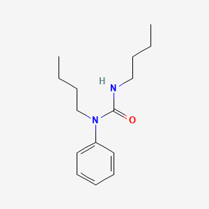 molecular formula C15H24N2O B15445328 N,N'-Dibutyl-N-phenylurea CAS No. 63099-06-9