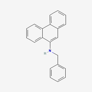molecular formula C21H17N B15445386 N-Benzylphenanthren-9-amine CAS No. 64188-59-6