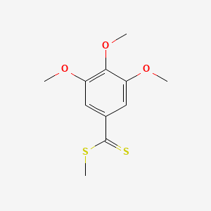 molecular formula C11H14O3S2 B15445410 Methyl 3,4,5-trimethoxybenzene-1-carbodithioate CAS No. 65322-86-3