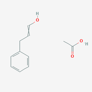 molecular formula C11H14O3 B15445547 Acetic acid;3-phenylprop-1-en-1-ol CAS No. 63888-20-0
