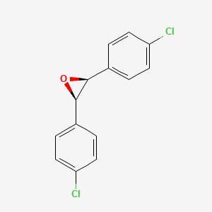 molecular formula C14H10Cl2O B15445577 (2S,3S)-2,3-bis(4-chlorophenyl)oxirane CAS No. 62006-50-2
