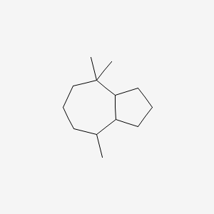 molecular formula C13H24 B15445641 4,4,8-Trimethyldecahydroazulene CAS No. 65074-65-9