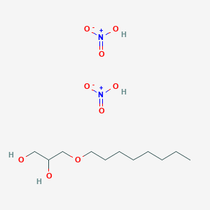 molecular formula C11H26N2O9 B15445644 Nitric acid;3-octoxypropane-1,2-diol CAS No. 62908-48-9