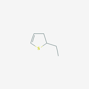 molecular formula C6H10S B15445659 2-Ethyl-2,3-dihydrothiophene CAS No. 64655-39-6