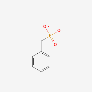 molecular formula C8H10O3P- B15445684 Methyl benzylphosphonate CAS No. 63581-66-8
