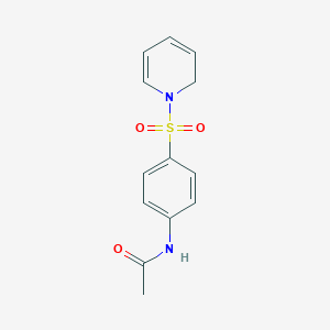 molecular formula C13H14N2O3S B15445716 N-[4-(Pyridine-1(2H)-sulfonyl)phenyl]acetamide CAS No. 64546-37-8