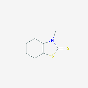 molecular formula C8H11NS2 B154460 3-Methyl-4,5,6,7-tetrahydrobenzothiazole-2(3H)-thione CAS No. 1628-45-1
