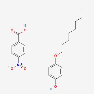 molecular formula C21H27NO6 B15446010 4-Nitrobenzoic acid;4-octoxyphenol CAS No. 63406-04-2