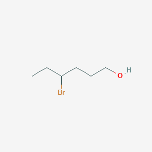 molecular formula C6H13BrO B15446133 4-Bromohexan-1-ol CAS No. 64997-49-5