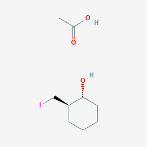 molecular formula C9H17IO3 B15446156 acetic acid;(1R,2R)-2-(iodomethyl)cyclohexan-1-ol CAS No. 62872-60-0