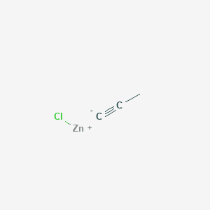 molecular formula C3H3ClZn B15446248 chlorozinc(1+);prop-1-yne CAS No. 64146-56-1