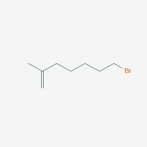 molecular formula C8H15Br B15446291 7-Bromo-2-methylhept-1-ene CAS No. 63098-61-3