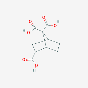 molecular formula C10H12O6 B15446296 Bicyclo[2.2.1]heptane-2,7,7-tricarboxylic acid CAS No. 62821-15-2