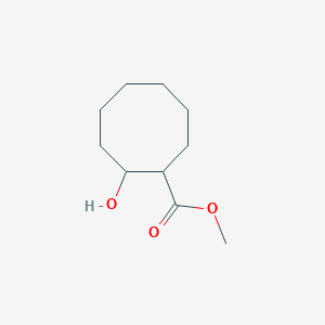 molecular formula C10H18O3 B15446419 Methyl 2-hydroxycyclooctane-1-carboxylate CAS No. 62995-27-1