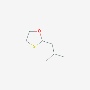 molecular formula C7H14OS B15446483 2-Isobutyl-1,3-oxothiolane CAS No. 63874-84-0