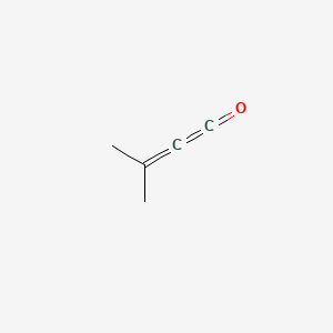 molecular formula C5H6O B15446486 1,2-Butadienone, 3-methyl- CAS No. 63364-70-5