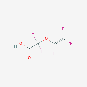 molecular formula C4HF5O3 B15446537 Difluoro[(trifluoroethenyl)oxy]acetic acid CAS No. 64139-69-1