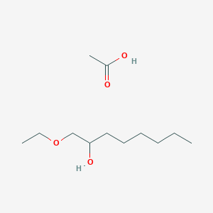 molecular formula C12H26O4 B15446610 Acetic acid;1-ethoxyoctan-2-ol CAS No. 63879-11-8