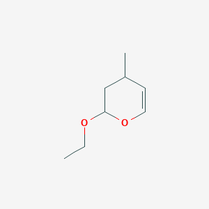 molecular formula C8H14O2 B154467 2-Ethoxy-4-methyl-3,4-dihydropyran CAS No. 10138-44-0